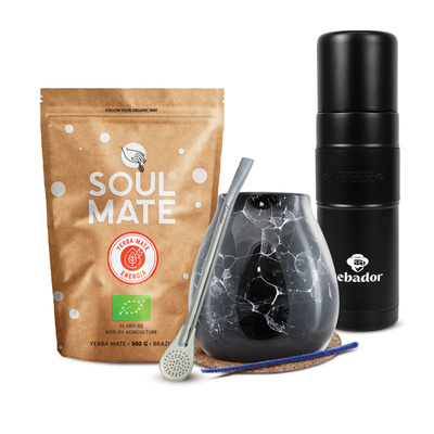 Yerba Mate Set Soul Mate 500g 0,5kg Yerbomos XL + Kalebass + Bombilla