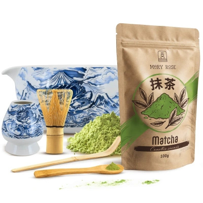 Set för bryggning av Matcha te