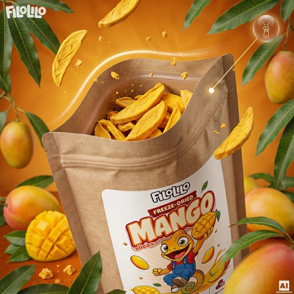 FiloLilo – Frystorkad mango (skivor) 100 g