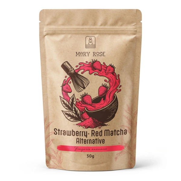 Mary Rose – Red Matcha Alternative – Jordgubbe (pulver) 50 g