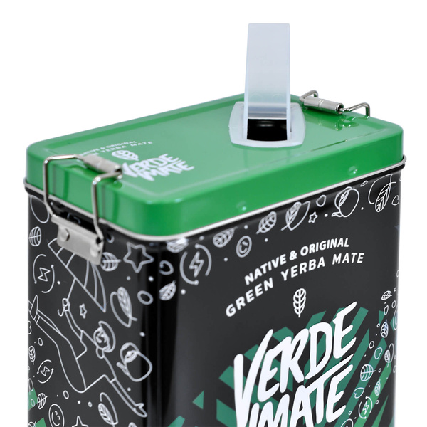 Yerbera – Metallburk + Verde Mate Green Very Strawberry 0,5 kg