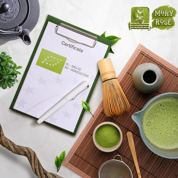 Mary Rose – Japanskt Matcha Tenno grönt te (BIO) Ceremoniellt 50 g