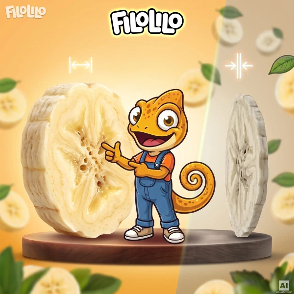 FiloLilo – Frystorkade bananer (skivor) 100 g