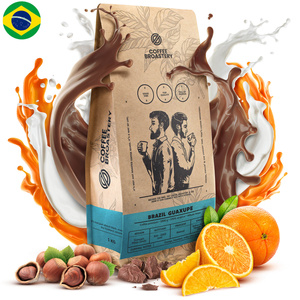 Bro Coffee Roastery - Hela bönor kaffe Brazil Guaxupe Premium 1 kg