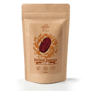 Nustino Bites – Torkade Dadlar – Creamy Peanut Butter 100 g