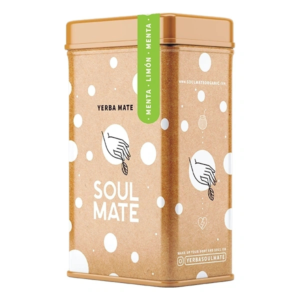 Yerbera – Metallburk + Soul Mate Orgánica Menta Limon 0,5 kg