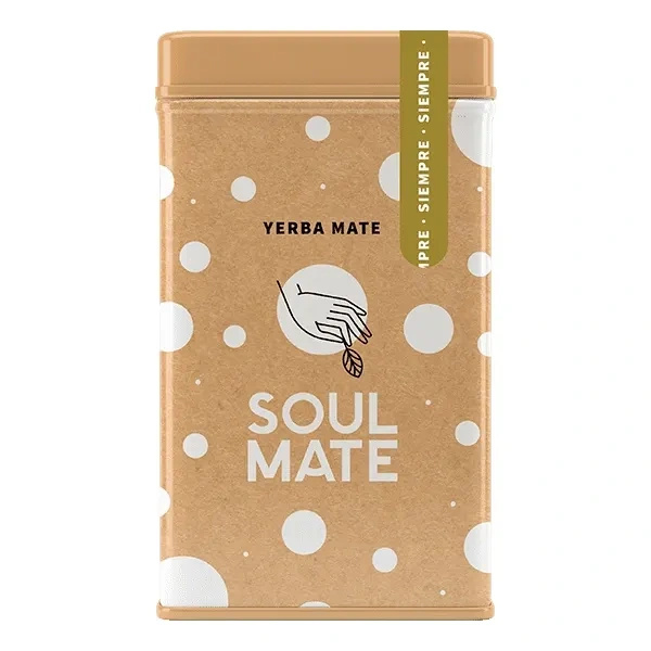 Yerbera – Metallburk + Soul Mate Orgánica Siempre 0,5 kg