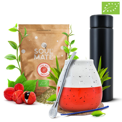 Yerba Soul Mate Energia 500g set + termos