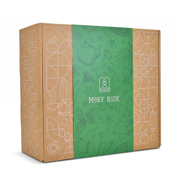 Presentset med lösteer från Mary Rose 2x50g + kopp med tesil