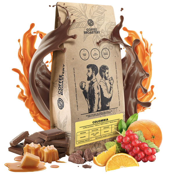 Bro Coffee Roastery - Hela bönor kaffe Colombia Medellin Premium 400 g