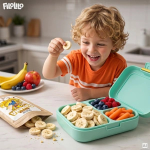 FiloLilo – Frystorkade bananer (skivor) 100 g
