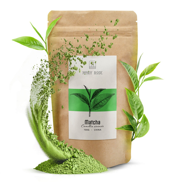 Mary Rose – Kinesiskt Matcha grönt te 100 g