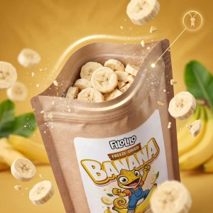 FiloLilo – Frystorkade bananer (skivor) 20 g