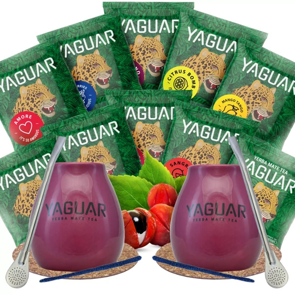 Yerba mate provsmakningsset för två 10x50g