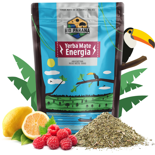 Yerba Mate Set Rio Parana 500g 0,5kg Yerbomos XL + Kalebass + Bombilla