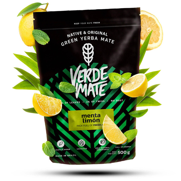 Yerba Verde Mate Grön LEMON 1000g 1kg LIMON