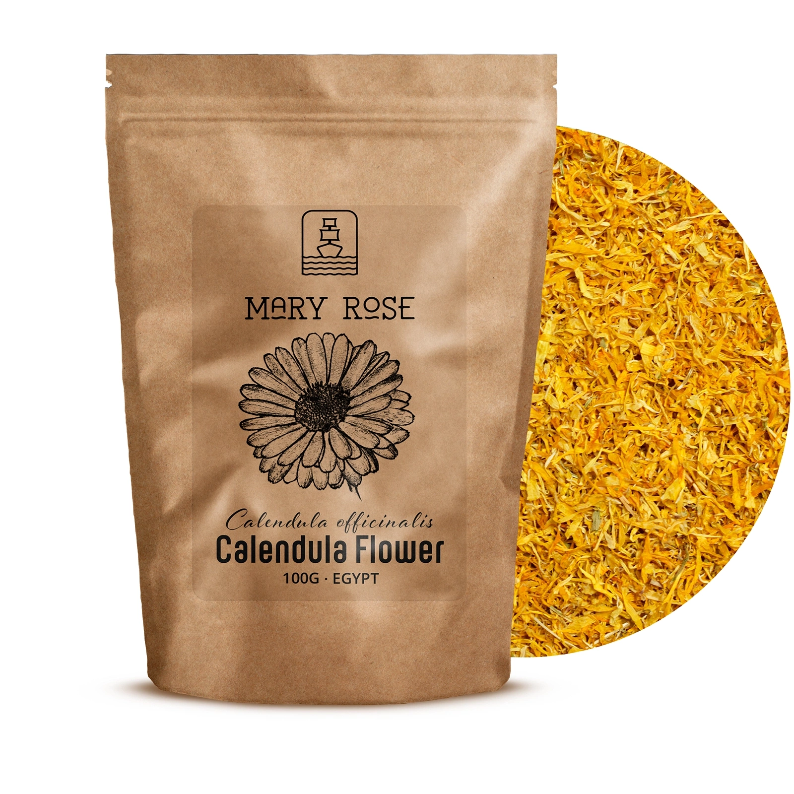 Mary Rose – flores deshidratadas de caléndula