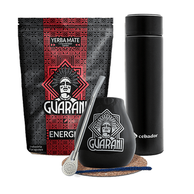 Set Yerba Mate Guarani Energia 500g Termos