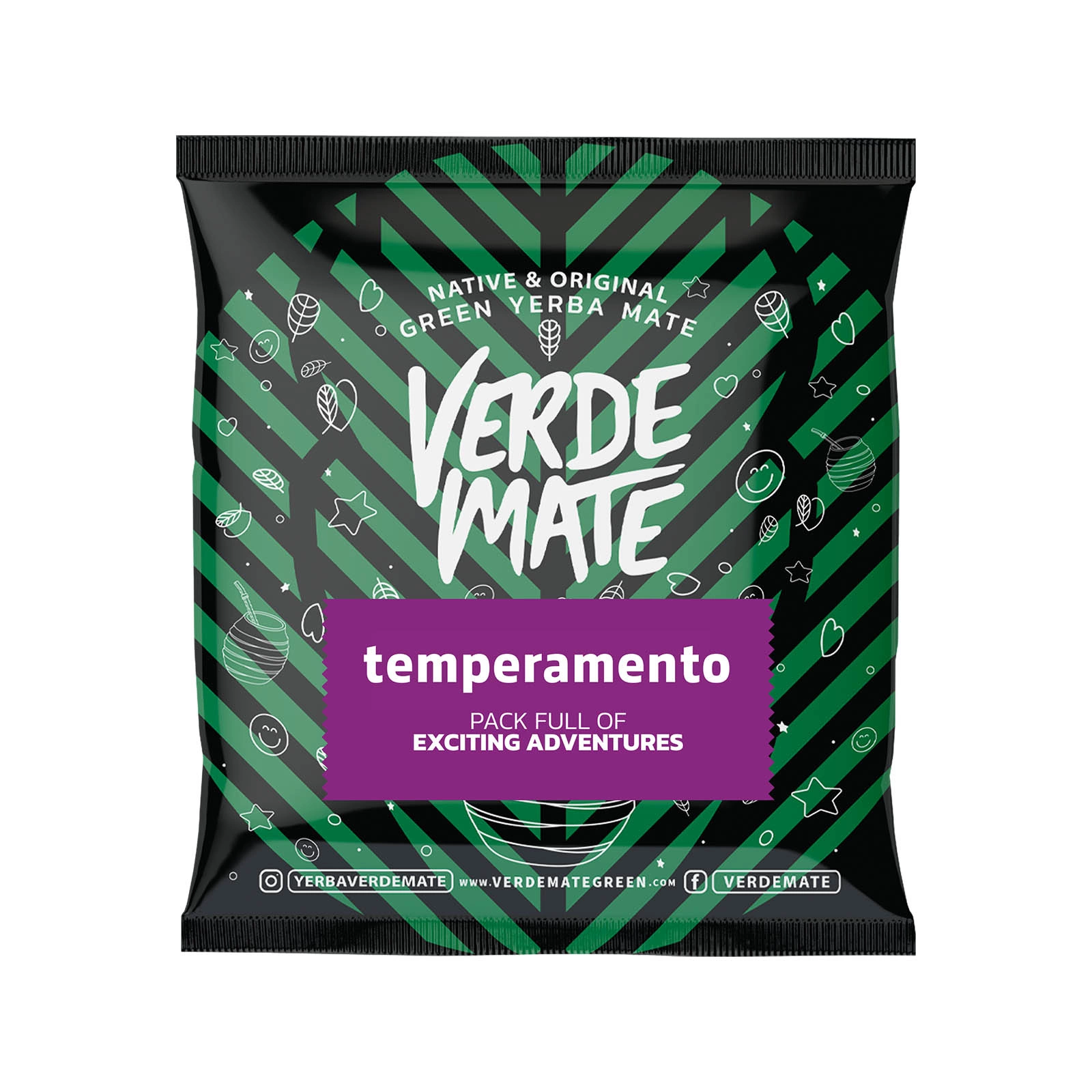 Verde Mate Green Temperamento - packaging