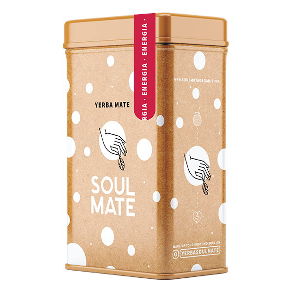 Yerbera – Metallburk + Soul Mate Orgánica Energia 0,5 kg