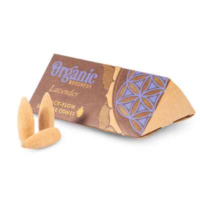 Rökelsekoner Organic Goodness – Lavendel (12 st.)