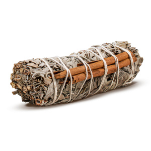 Vit Salvia med kanel – Rökelse 20-30 g (bunt)
