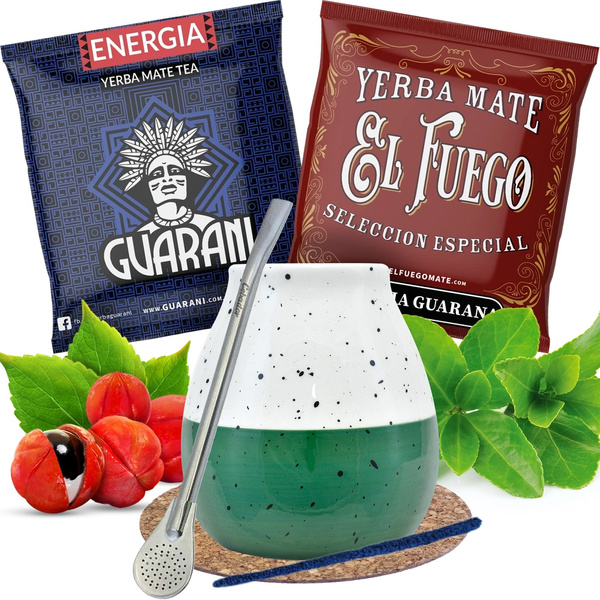 Yerba mate set Tykva + Bombilla 100g