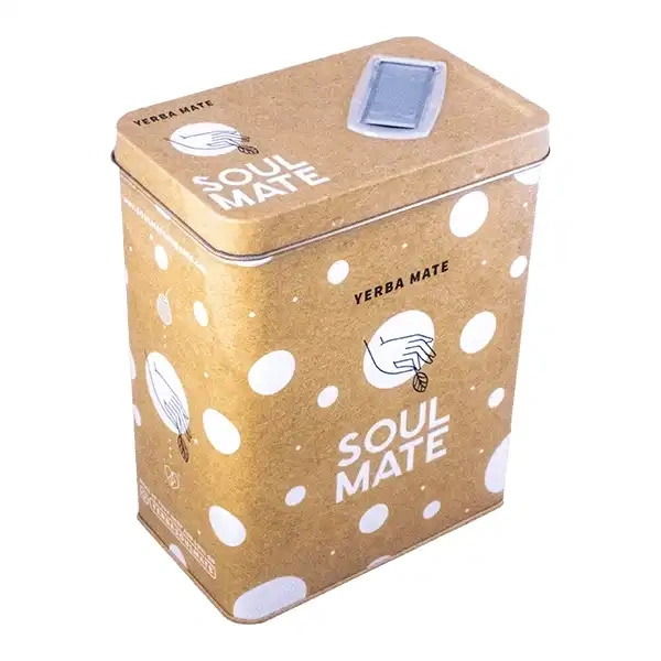 Yerbera – Metallburk + Soul Mate Orgánica Siempre 0,5 kg