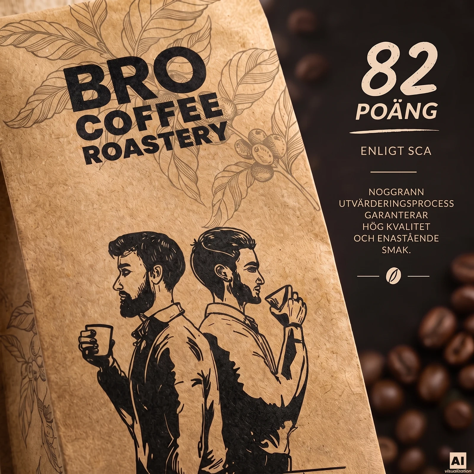 Bro Coffee Roastery Amico dall'Italia - 82 SCA-poäng