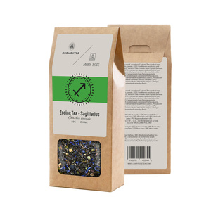 Aromantra x Mary Rose – Zodiaken Te – Skytten (svart te) 50 g