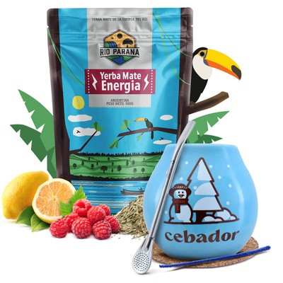 Yerba Mate vinterstartpaket Rio Parana 500 g