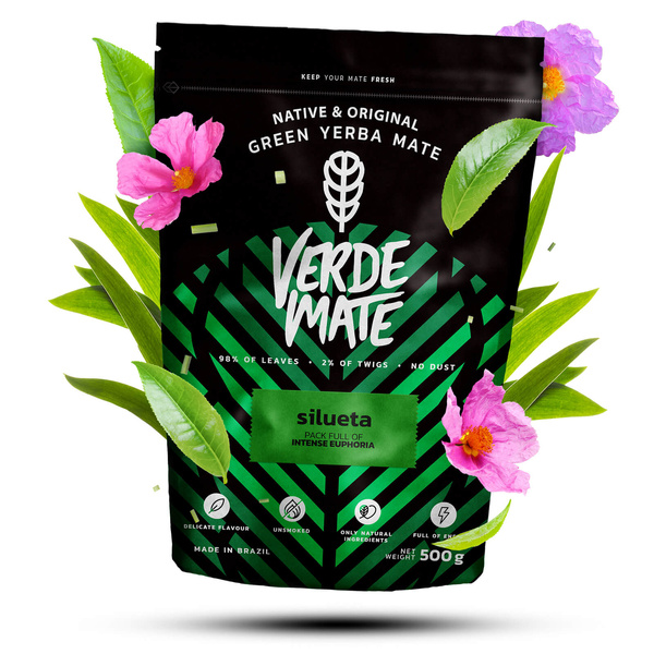 Yerba Verde Mate Grön SILUETA 1kg despalada FIT