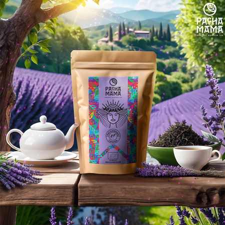 Guayusa Pachamama Lavanda - ekologiskt certifierad guayusa med lavendel - 250 g