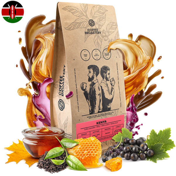 Bro Coffee Roastery - Hela bönor kaffe Kenya Nyeri Speciality 400 g