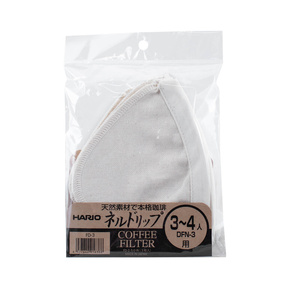 Kaffefilter av tyg – Hario Woodneck Drip Pot 3 Cup (3 st.)