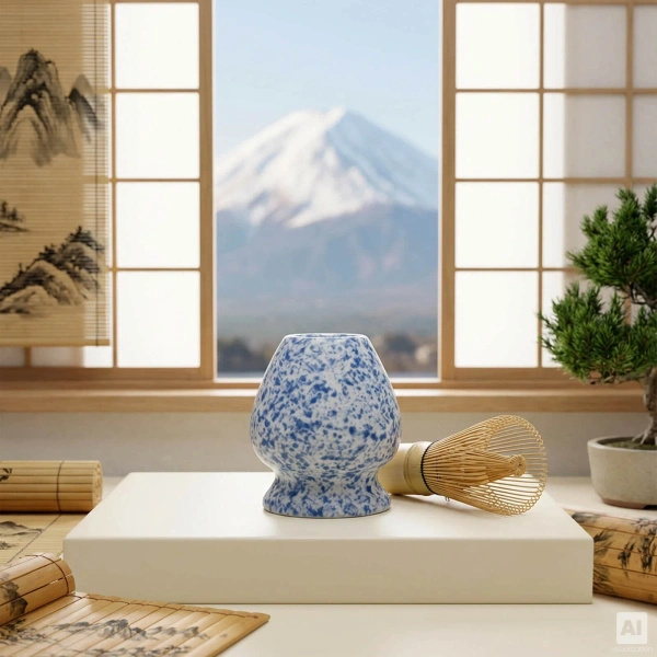 Presentset: japanskt premiummatcha + matchawan + bambutillbehör