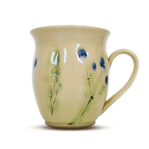 Keramikkopp Flora Blue 350 ml – Crater-serien