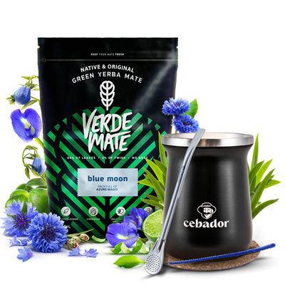 Yerba Mate Set Verde Mate 500g 0,5kg Termisk Matekopp TermoMate PRO
