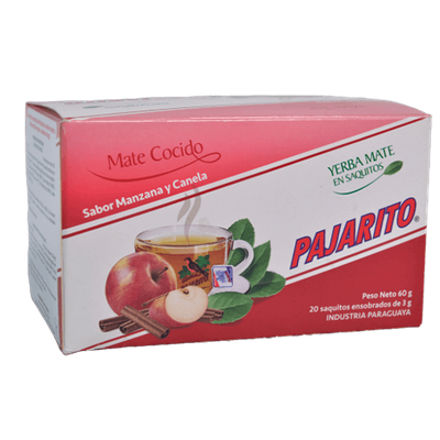 Pajarito i tepåsar Äpple - Kanel 20x3g