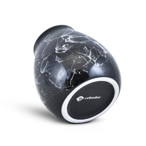 Keramisk kalebass - Marmol Svart 300ml
