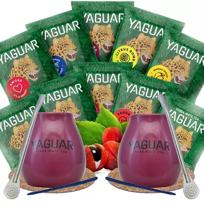 Yerba mate provsmakningsset för två 10x50g