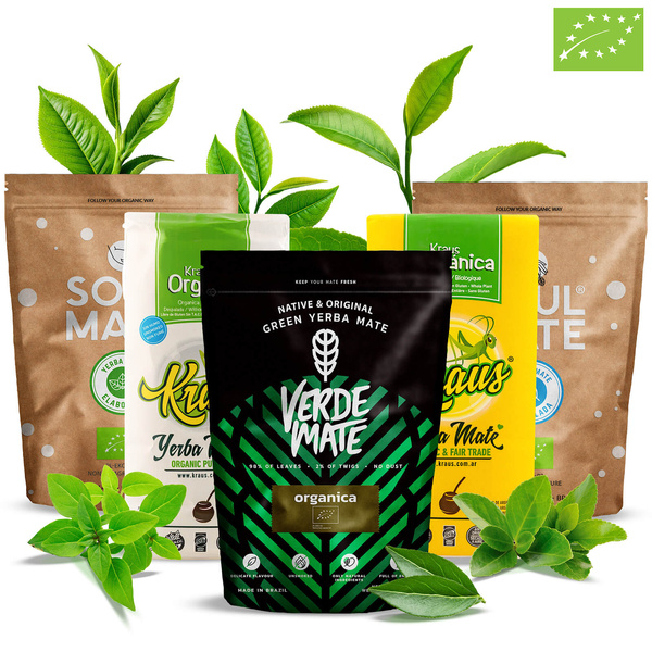 Ekologiskt Yerba Mate-te 5x0,5kg