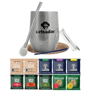 Yerba Mate Set: prover 10x50g + TermoLid + Bombilla