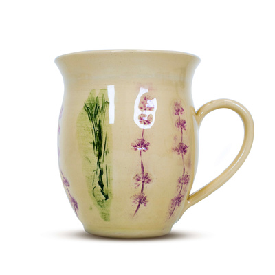 Keramikkopp Flora Pink 350 ml – Crater-serien