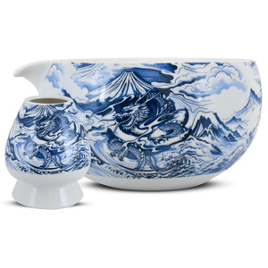 Set med tillbehör bryggning av Matcha te