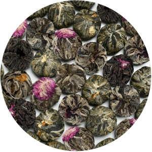 Mary Rose – Presentask med te – Set med blommande teer (9 st.)