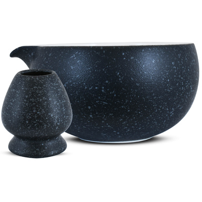 Set med tillbehör bryggning av Matcha te