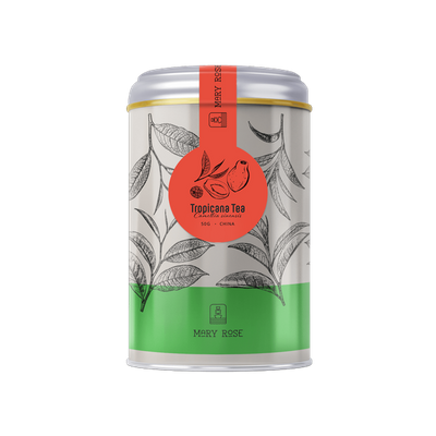Mary Rose - Pu-erh Rosa te i burk - 50 g