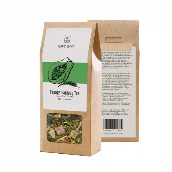 Mary Rose - Papaya Fantasy Grönt Te - 50g