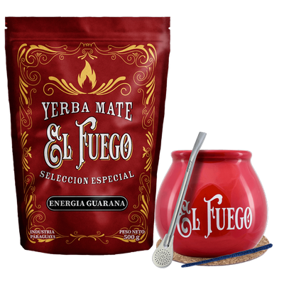 Startpaket för Yerba Mate El Fuego 500g STRONG